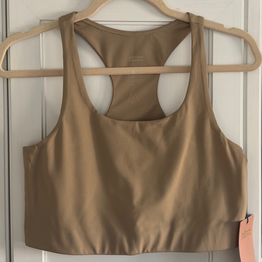 Girlfriend Collective Paloma Racerback Sports Bra Size Large